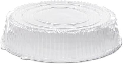 A18PETDMHI CaterLine Plastic Round Catering Tray Dome Lid, 18-Inch, Clear (25-Count)