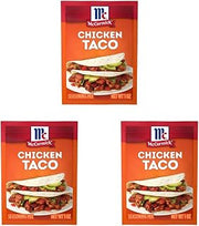 McCormick Chicken Taco Seasoning Mix, 1 oz (Pack of 3)