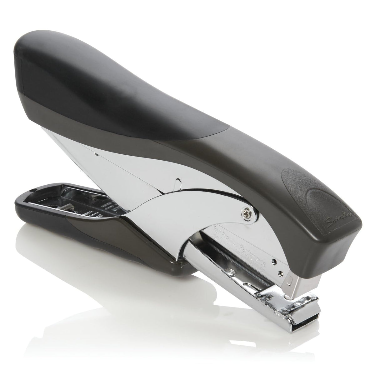 Premium Hand Stapler with Security Cable Loop (S7029950A) by Swingline – Full Strip, Alloy Steel, Charcoal, Model SWI29950
