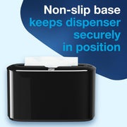Xpress Paper Towel Dispenser Black H by Tork – H2/H23, Plastic, Black, Model 302028