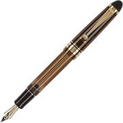 PILOT Custom 823 Fountain Pen, Amber Barrel, Fine Nib, Blue Ink (60558)
