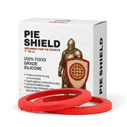 BakeBarn Pie Crust Shield, Adjustable 7-11 Inch, Red 2 Pack