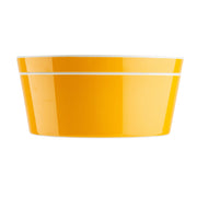 Marvista Collection Round Stackable Bowl and Lid by Tablecraft – Medium, Melamine, Silver, Model 13126