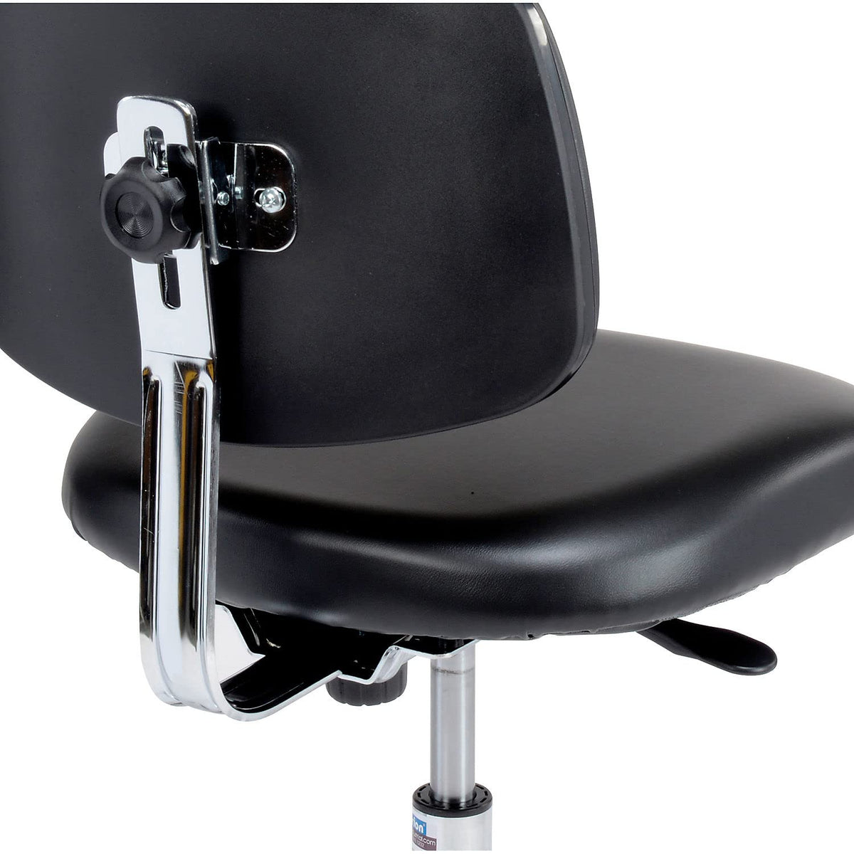 Clean Room Chair by Global Industrial – Vinyl, Black, Model CLR-VDHCH-CR-CC-8540