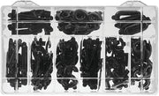 Black Plastic Embossed Deli Tag Number Set - 1 1/2"H