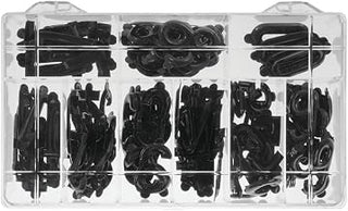 Black Plastic Embossed Deli Tag Number Set - 1 1/2"H