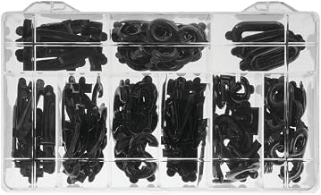 Black Plastic Embossed Deli Tag Number Set - 1 1/2"H