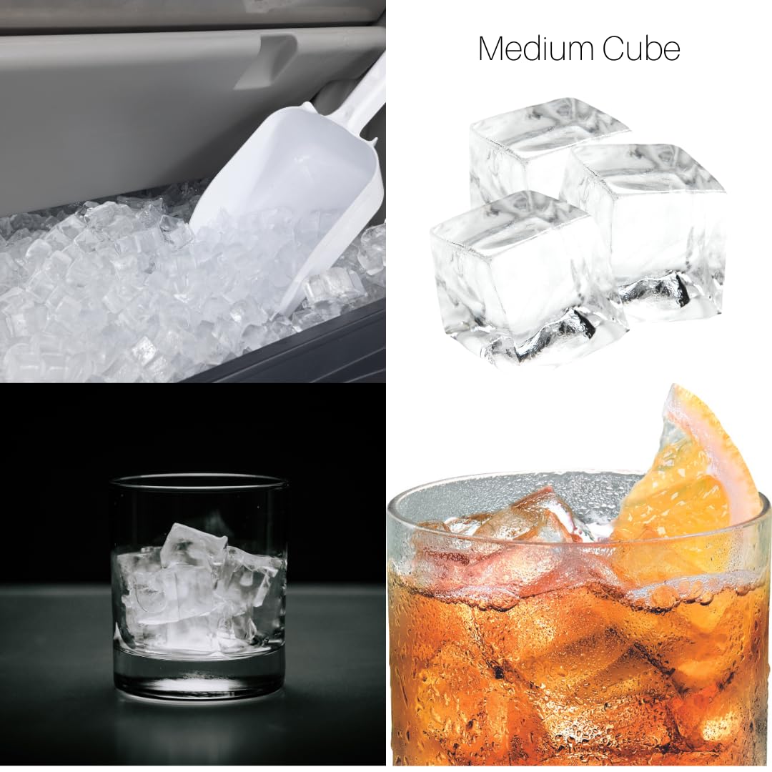 Commercial Undercounter Ice Maker with Bin by Scotsman – 80.0 pounds, Stainless Steel, Model UC2024MA-1