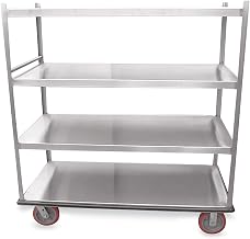 Winholt BNQT-5S/S Heavy Duty Queen Mary Banquet Cart with Five Shelves, Stainless Steel, 60" Length x 28" Width x 65.4375" Height, 13.5" Shelf Size