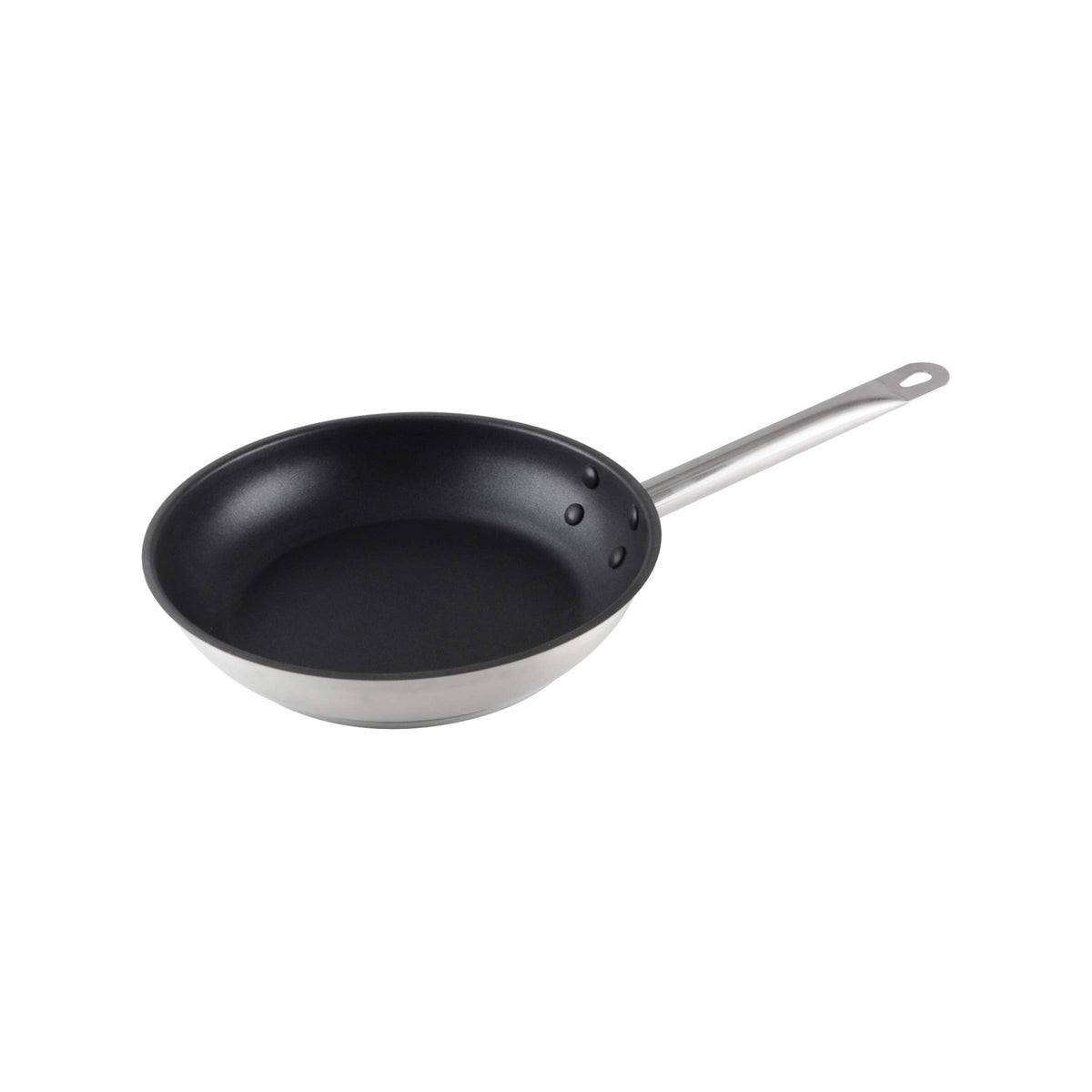 9 1/2" 18/8 stainless steel fry pan quantum by Thunder Group – Stainless Steel, Silver, Model SLSFP309