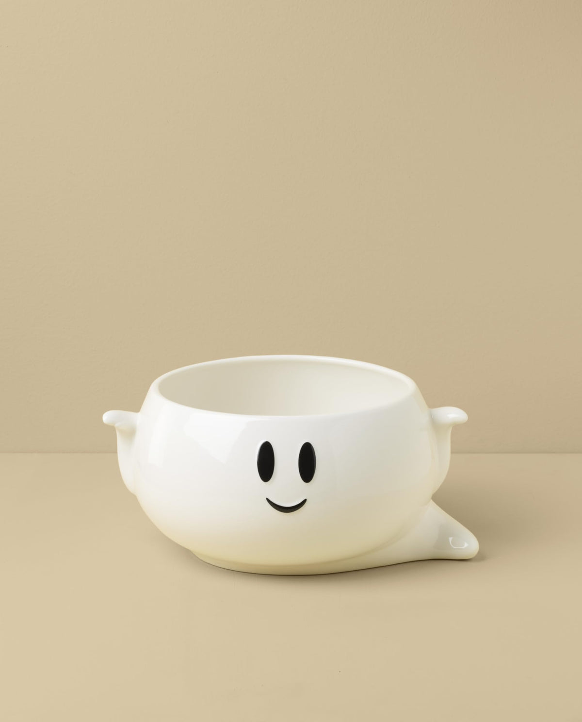 Halloween Ghost Candy Bowl by Lenox – 1 Count, 74 fluid_ounces, Porcelain, White, Model 899851