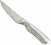 Fortessa Prime Cut Steak Knife with Stainless Steel Handle, 9.5-Inch, Brushed Finish, Set of 6