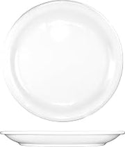 ITI-BR-8 Porcelain Brighton 9-Inch Plate, 24-Piece, White
