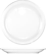 ITI-BR-8 Porcelain Brighton 9-Inch Plate, 24-Piece, White