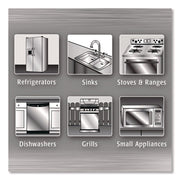 STAINLESS STL CLNR 17OZ by Weiman – 17 Fl Oz (Pack of 6), Pack of 6