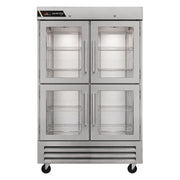 Traulsen (2) Split Glass Doors / Silver / 45.13 cubic_feet Refrigerators