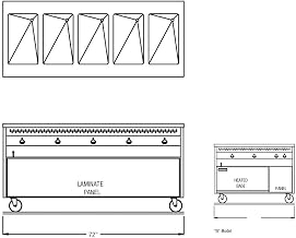 72" Heated Cabinet Base Hot Food Table