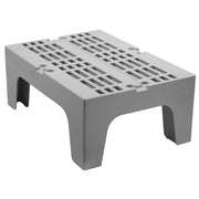 680 Kg Dunnage Rack Slotted Top Gray by Cambro – 1500 Lb, Plastic, Speckled Gray, Model DRS300480