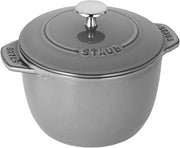 STAUB Cast Iron 1.5-qt Petite French Oven - Graphite Grey