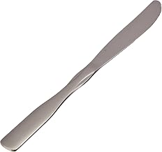 Winco 12-Piece Houston Dinner Knife Set, 18-0 Stainless Steel,Silver | Dishwasher safe, Houston pattern with distinctive handle, Great for Main Courses, Entrees, Steaks, Chops and Table Service