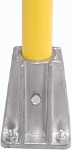 Global Industrial Single Socket Base for Pedestrian Barrier, Socket Only