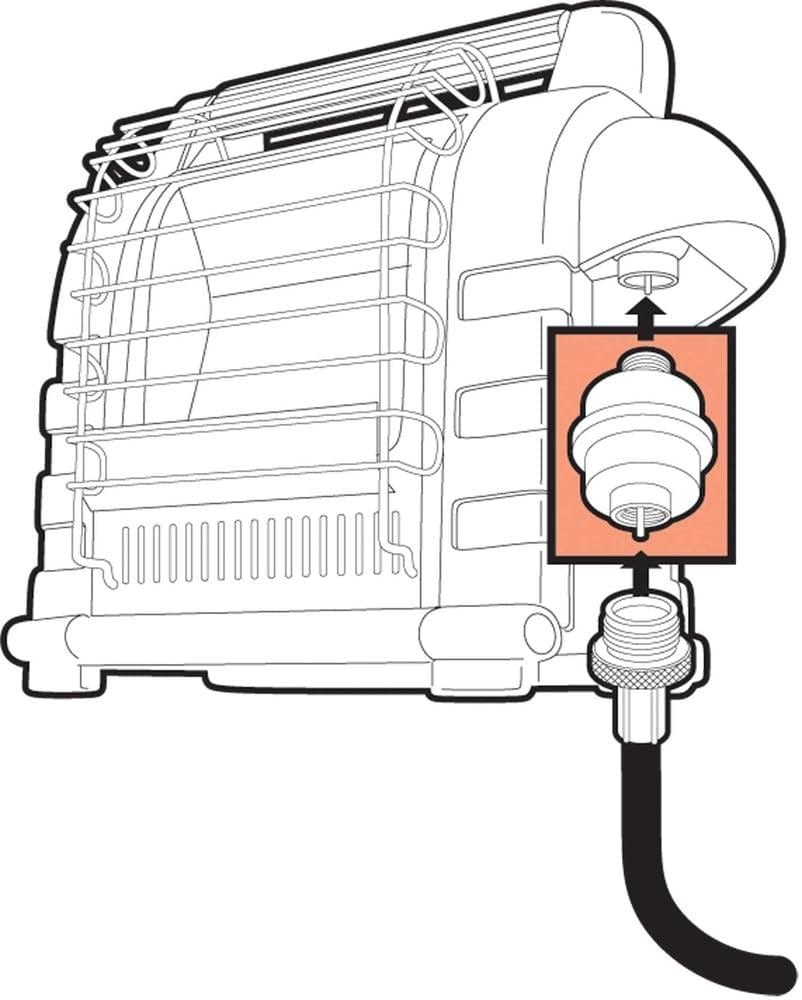 Fuel Filter for Big Buddy & Portable Buddy by Mr. Heater – Aluminum, Model F276163