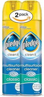 Pledge Spray 250ml Pack (2, Multi-Surface Classic)