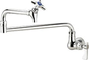 Krowne Royal Series Wall Mount Pot Filler Faucet, 24" Jointed Spout, 16-182L