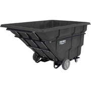 Forkliftable Extra HD Plastic Tilt Truck by Global Industrial – Plastic, Black, Model 800262BK