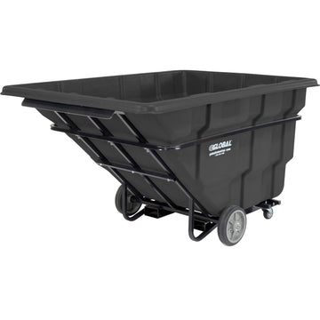 Forkliftable Extra HD Plastic Tilt Truck by Global Industrial – Plastic, Black, Model 800262BK