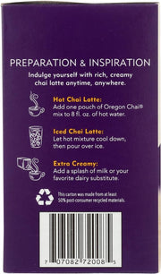 Vanilla Chai Tea Latte - 8 Ounce by Oregon Chai – 8 Ounce (Pack of 1), Model 00077775