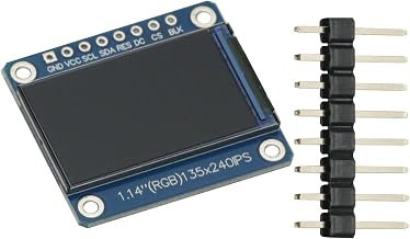 IPS 1.14 inch LCD Display Module 3.3V 8PIN SPI Full Color TFT Display Screen ST7789 Drive IC 135 * 240