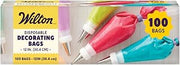 Wilton Disposable Decorating Bags, Piping Icing, 100-Count