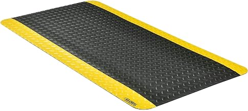 Global Industrial 24" W x 48L Diamond Plate Ergonomic Anti Fatigue Mat