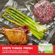 Stock Your Home 8 x 150 / Clear / 3 Food Storage Bags