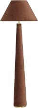 Tov Furniture Graham Chocolate Brown Velvet Floor Lamp