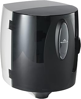 Universal Centerpull Paper Towel and Wiper Dispenser by GP PRO (Georgia-Pacific), Black, 54050, 10.25” W x 10.75” D x 12.625” H, 1 Dispenser
