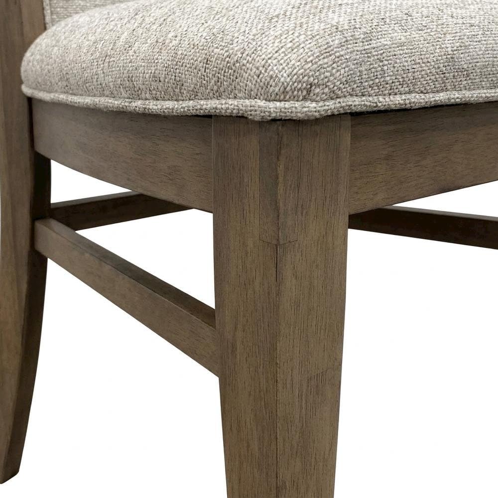 Upholstered Dining Chair Two Pack in Brown by Starlight Canyon Home – Poplar Solids / Birch Veneers, Brown, Pack of 2