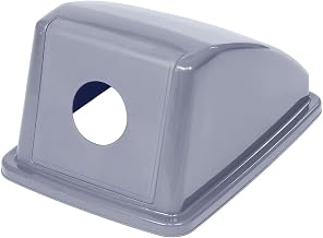 Global Industrial Recycling Bottle & Can Lid Only, 13"W x 18"D x 9"H, Gray