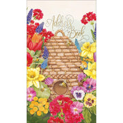 Beehive and Blooms Address Book by Lang – Linen, Multi, Model 1072035