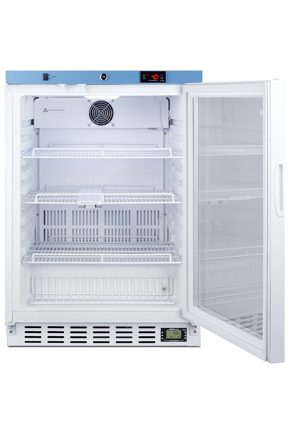 EQTemp Glass Door / Right Hand Door / 3.88 cu.ft. Lab Refrigerators