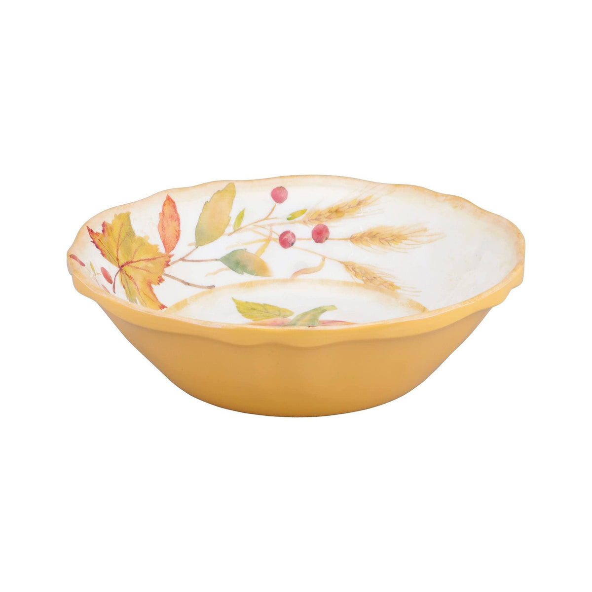 UP Melamine Dinnerware Set, 16 Piece Pumpkin Design, Service for 4, Orange