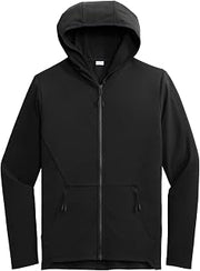 SPORT-TEK Unisex Circuit Hooded Full Zip Deep Black