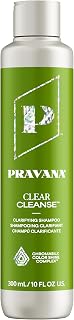 Pravana Clear Cleanse Mineral Diminishing Shampoo | For Clarifying Color Treated Hair | Instantly Removes Hard Water Deposits | Hydrates, Energizes, Volumizes | Eliminates Discoloration | Vegan