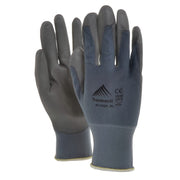 GripTech Grey Knit Work Gloves with Polyurethane Coating - Extra Large by SUMMIT GLOVE INCORPORATED – X-Large, Knit, Grey, Pack of 24, Model 310GP-XL