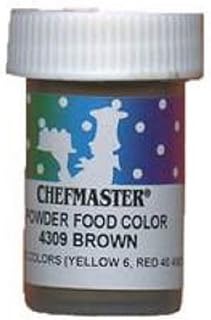 Chefmaster Powder Candy Color, 3gm, Brown