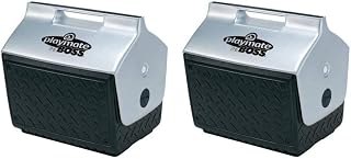 Igloo Playmate The Boss Cooler (2 Pack,Black/Silver)