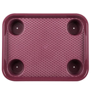 GET Burgundy / 17" x 14" / Modern Serving Trays
