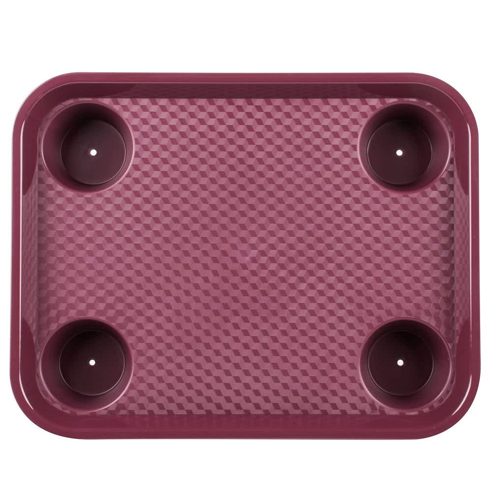 GET Burgundy / 17" x 14" / Modern Serving Trays