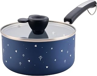Farberware Disney Bon Voyage Ceramic Nonstick Lid, Dishwasher Safe, Saucepan (2-Quart), Blue